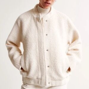 Abercrombie & Fitch Wool Bomber Jacket